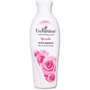ENCHANTEUR ROMANTIC PERFUMED BODY LOTION SATIN SMOOTH WITH ALOE VERA & OLIVE BUTTER 100 ML